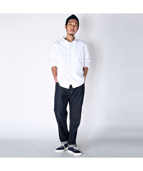 45R（フォーティファイブアール）の「オックスフォードの908 8ノットシャツ（その他・レディース・02-シロ・05-XL）」の17枚目の写真