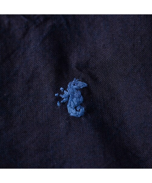 45R（フォーティファイブアール）の「オックスフォードの908 8ノットシャツ（インディゴ）（その他・レディース・74-インディゴ・00-XS）」の12枚目の写真