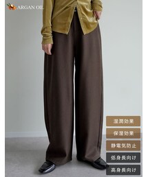 Re:EDIT（リエディ）の「微起毛ツイルカーブスラックス - パンツ通販 | 人気レディースファッション - Re:EDIT（リエディ）（その他・レディース）」