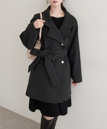 natural couture | 〈ako〉スタンドカラーミドル丈コート(ジャケット/アウター)