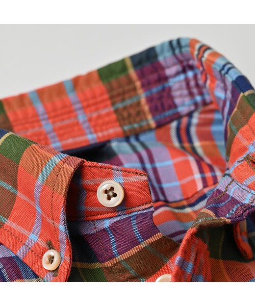 45R（フォーティファイブアール）の「504オックスの908ローファーボタンダウンシャツ（その他・レディース・36-オレンジタータン/76-ネイビータータン・01-XS/02-S/03-M/04-L/05-XL）」の19枚目の写真