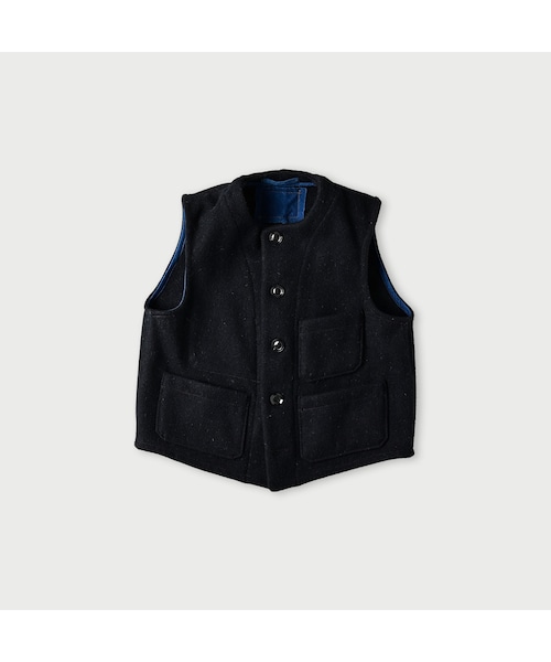 45R ４５プチデニム×厚ナイロン　スタンドブルゾン(加工)サイズ03M 45R（フォーティファイブアール）の「45プチデニム×厚ナイロンの908