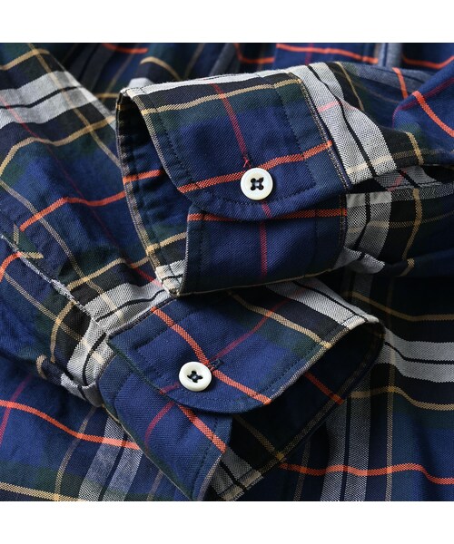 45R（フォーティファイブアール）の「504オックスのタックボタンダウンオーシャンブラウス（その他・レディース・36-オレンジタータン/76-ネイビータータン・02-M/03-L/04-XL）」の15枚目の写真