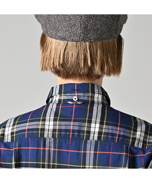 45R（フォーティファイブアール）の「504オックスのタックボタンダウンオーシャンブラウス（その他・レディース・36-オレンジタータン/76-ネイビータータン・02-M/03-L/04-XL）」の10枚目の写真