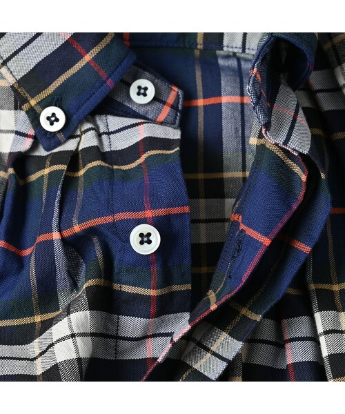 45R（フォーティファイブアール）の「504オックスのタックボタンダウンオーシャンブラウス（その他・レディース・36-オレンジタータン/76-ネイビータータン・02-M/03-L/04-XL）」の13枚目の写真