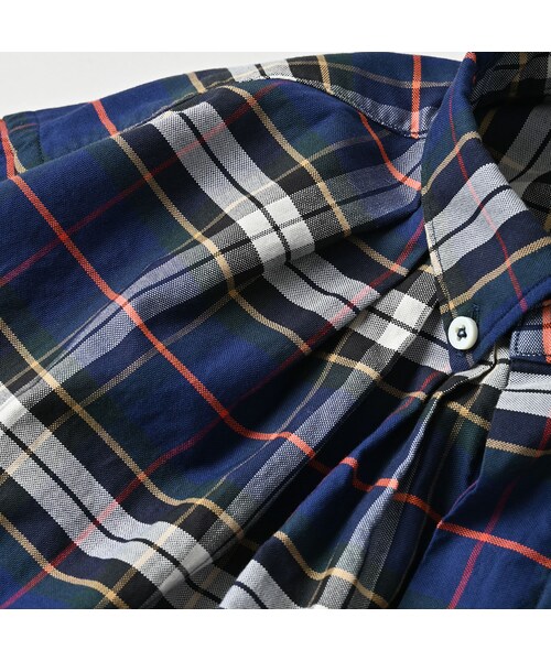 45R（フォーティファイブアール）の「504オックスのタックボタンダウンオーシャンブラウス（その他・レディース・36-オレンジタータン/76-ネイビータータン・02-M/03-L/04-XL）」の14枚目の写真