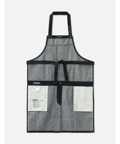 NEIGHBORHOOD Denim Apron BLACK ネイバーフッド NEIGHBORHOOD（ネイバーフッド）の「Denim Apron（）」 - WEAR