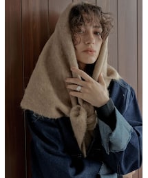 Re:EDIT（リエディ）の「ウール混ニットトライアングルスカーフ - ファッション雑貨通販 | 人気レディースファッション - Re:EDIT（リエディ）（その他・レディース）」