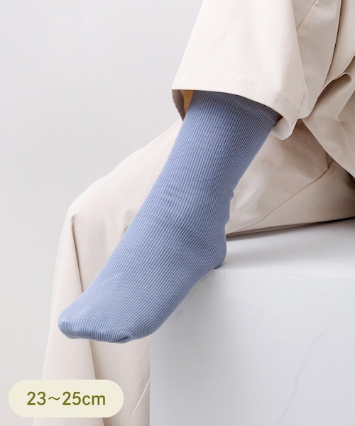 3coins(3coins)の「PREMIUM薄手裏起毛ソックス(ソックス/靴下・レディース・ベージュ/ブルー/オレンジ/ブラック/チャコールグレー・FREE)」の4枚目の写真