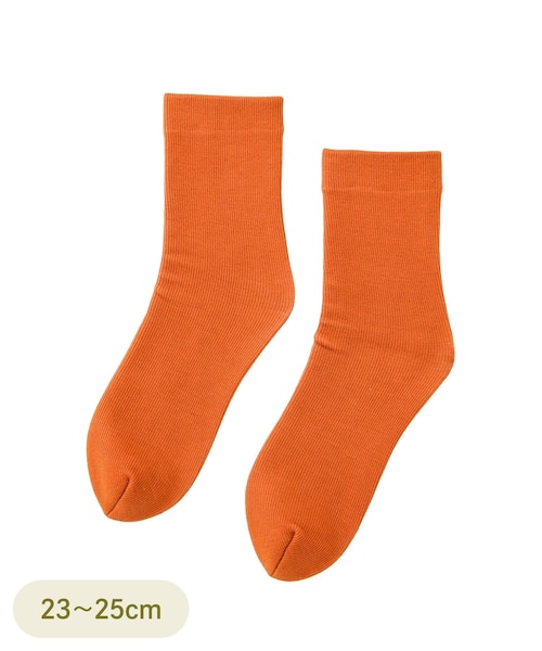 3coins(3coins)の「PREMIUM薄手裏起毛ソックス(ソックス/靴下・レディース・ベージュ/ブルー/オレンジ/ブラック/チャコールグレー・FREE)」の5枚目の写真