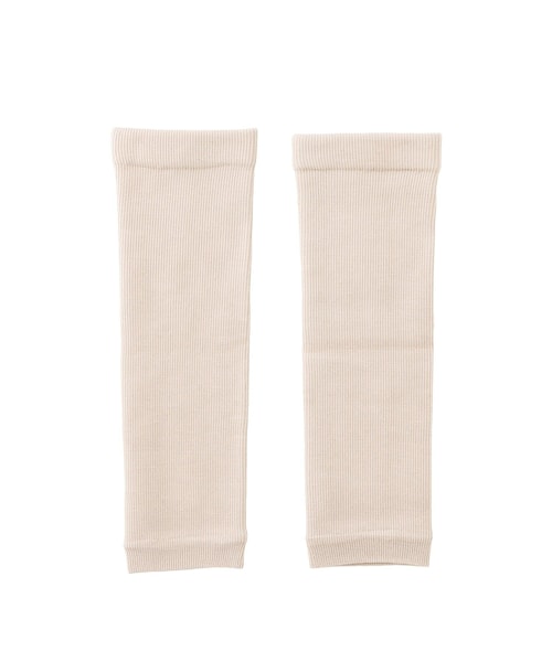 3coins（3coins）の「PREMIUM薄手裏起毛レッグウォーマー（レッグウォーマー・レディース・ブラック/ベージュ/ライトグレー/チャコールグレー・FREE）」の4枚目の写真