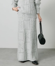 PUAL CE CIN | ポップコーン編みニットスカート(スカート)