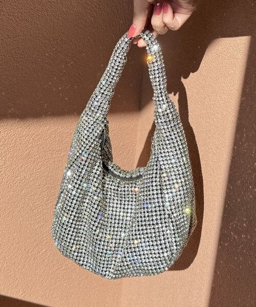 NICAL（ニカル）の「ラインストーンワンハンドルバッグ/554381