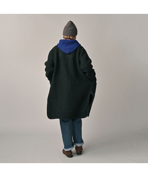 45R（フォーティファイブアール）の「縮絨ニットのチロリアンコート