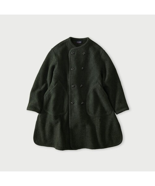 45R（フォーティファイブアール）の「縮絨ニットのチロリアンコート