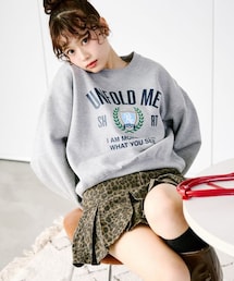 pairmanon（ペアマノン）の「カレッジ裏起毛ロゴトレーナー（その他）」