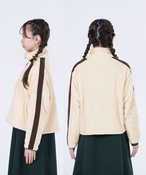 MARY QUANT（マリークワント）の「KANGOL×MQ フリース ブルゾン