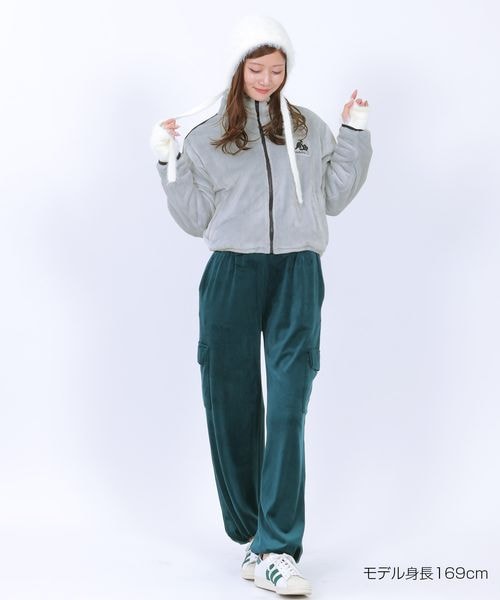 MARY QUANT（マリークワント）の「KANGOL×MQ フリース ブルゾン 