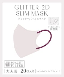 3coins | グリッター2Dスリムマスク