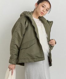 un dix cors | 《大人カジュアルに》ナイロン中綿フードMA-1ジャケット(ナイロンジャケット)