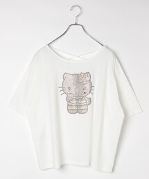 repipi armario（レピピ アルマリオ）の「BACKクロスTEE（トップス）」