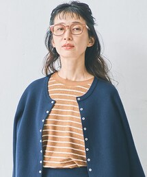 studio CLIP（スタディオクリップ）の「ボーダーパイルドルマンプルオーバー（トップス）」