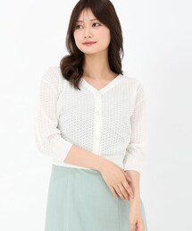 ORiental TRaffic（オリエンタルトラフィック）の「透かし柄カーディガン/MM528405（その他）」