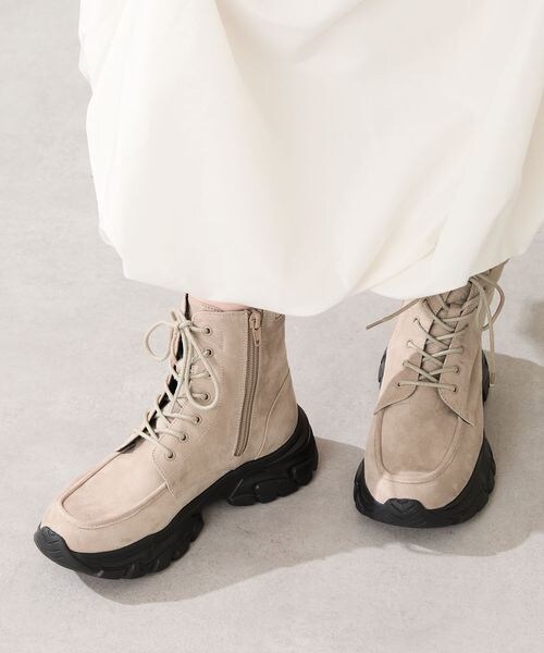 ORiental TRaffic(オリエンタルトラフィック)の「スニーカーソール編み上げブーツ/51405(その他・レディース・ブラック20/ブラウン30/グレー46・S(22.0-22.5)/M(23.0-23.5)/L(24.0-24.5)/LL(25.0-25.5))」の15枚目の写真