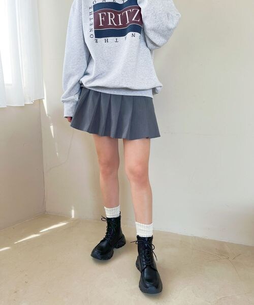 ORiental TRaffic(オリエンタルトラフィック)の「スニーカーソール編み上げブーツ/51405(その他・レディース・ブラック20/ブラウン30/グレー46・S(22.0-22.5)/M(23.0-23.5)/L(24.0-24.5)/LL(25.0-25.5))」の7枚目の写真