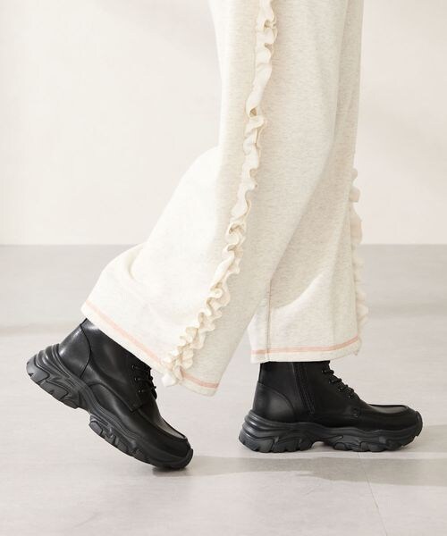 ORiental TRaffic(オリエンタルトラフィック)の「スニーカーソール編み上げブーツ/51405(その他・レディース・ブラック20/ブラウン30/グレー46・S(22.0-22.5)/M(23.0-23.5)/L(24.0-24.5)/LL(25.0-25.5))」の20枚目の写真