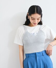 VIS（ビス）の「スパンコールニットビスチェ（その他）」