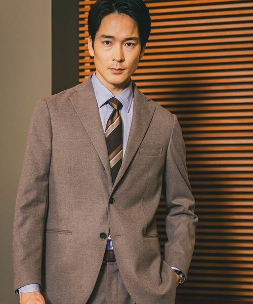 GLOBAL WORK（グローバルワーク）の「ストレッチ起毛TRジャケット/Salon de GW/581172（ジャケット/アウター・メンズ・グレンチェック16/モカ51/オリーブ78・S/M/L/XL）」の21枚目の写真