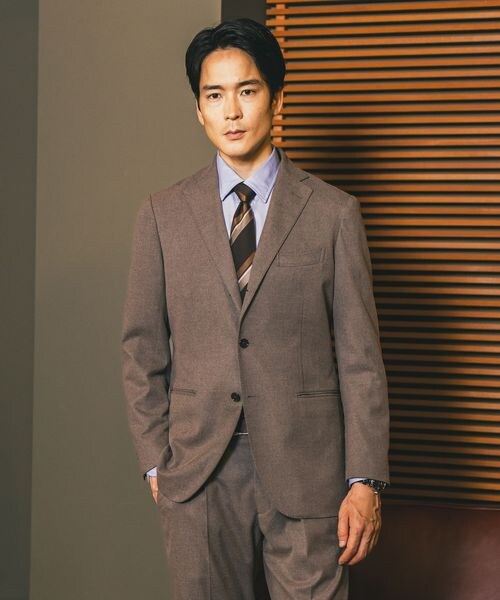 GLOBAL WORK（グローバルワーク）の「ストレッチ起毛TRジャケット/Salon de GW/581172（ジャケット/アウター・メンズ・グレンチェック16/モカ51/オリーブ78・S/M/L/XL）」の17枚目の写真