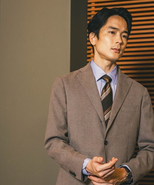 GLOBAL WORK（グローバルワーク）の「ストレッチ起毛TRジャケット/Salon de GW/581172（ジャケット/アウター・メンズ・グレンチェック16/モカ51/オリーブ78・S/M/L/XL）」の20枚目の写真