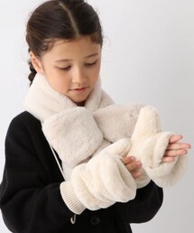 GLOBAL WORK（グローバルワーク）の「洗えるフワフワミトン/キッズ/595547（その他）」