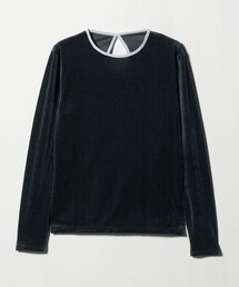 BEAUTY&YOUTH UNITED ARROWS（ビューティーアンドユースユナイテッドアローズ）の「シアーベロア リンガーロングスリーブTシャツ（トップス）」