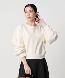 BEAUTY&YOUTH UNITED ARROWS（ビューティーアンドユースユナイテッドアローズ）の「コットンポリエステルジャガード 袖ボリューム プルオーバー（トップス）」