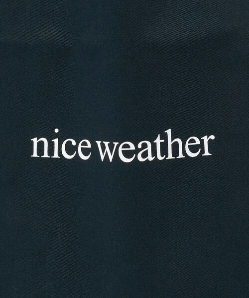 BEAUTY&YOUTH UNITED ARROWS（ビューティーアンドユースユナイテッドアローズ）の「＜NICE WEATHER＞ロゴ トートバッグ（バッグ・NATURAL(02)/NAVY(49)・FREE）」の17枚目の写真