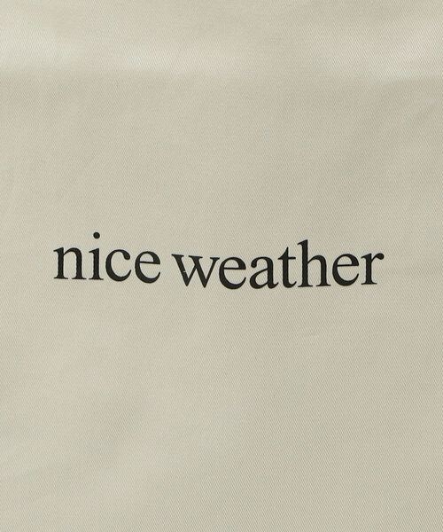 BEAUTY&YOUTH UNITED ARROWS（ビューティーアンドユースユナイテッドアローズ）の「＜NICE WEATHER＞ロゴ トートバッグ（バッグ・NATURAL(02)/NAVY(49)・FREE）」の10枚目の写真