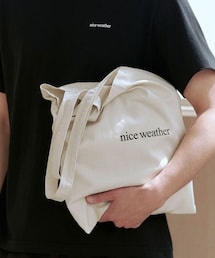 BEAUTY&YOUTH UNITED ARROWS | ＜NICE WEATHER＞ロゴ トートバッグ(バッグ)