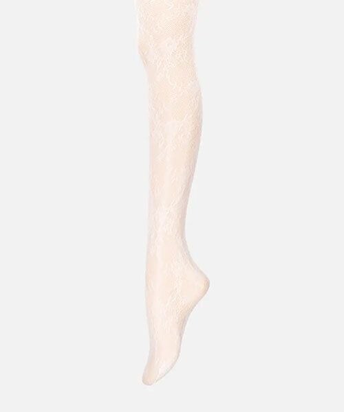 靴下屋(クツシタヤ)の「ラッセルレーシーフラワータイツ/011900204(その他・キナリ04/ライトベージュ05/サラシ09/クロ12・M)」の8枚目の写真