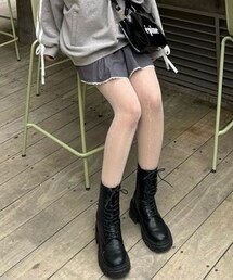 靴下屋（クツシタヤ）の「レースストライプストッキング/011909607（その他・レディース）」