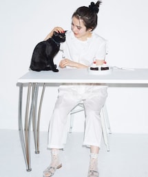 靴下屋（クツシタヤ）の「シアーフラワーショートソックス/011133054（その他）」