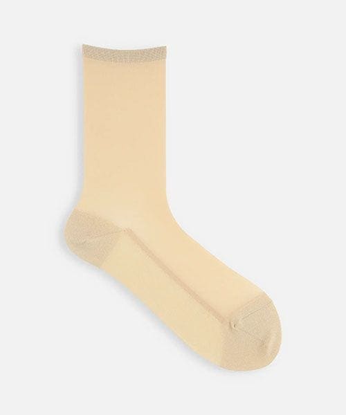 靴下屋（クツシタヤ）の「カバー風フロントナイロンソックス/011141256（その他・オフホワイト01/クロ12/オークルベージュ20/ベージュ21/モカベージュ25・F）」の3枚目の写真