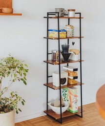 studio CLIP（スタディオクリップ）の「ウッド＆アイアン5段シェルフ（その他）」