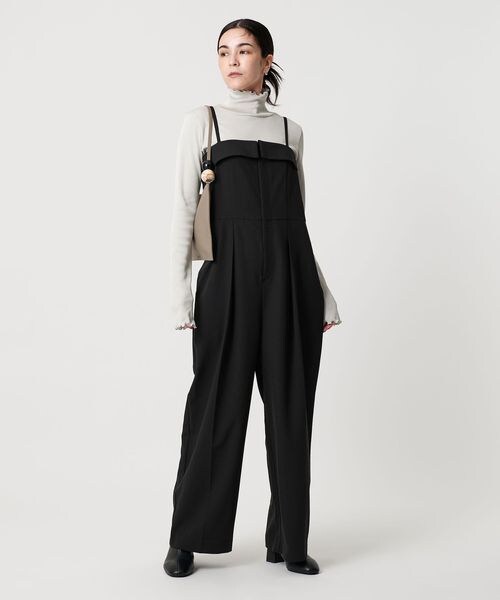 BEAUTY&YOUTH UNITED ARROWS(ビューティーアンドユースユナイテッドアローズ)の「ドレープツイルオールインワン ウォッシャブル(オールインワン・サロペット・レディース・BLACK(10)/MD.GRAY(22)/NAVY(49)・S/M)」の8枚目の写真
