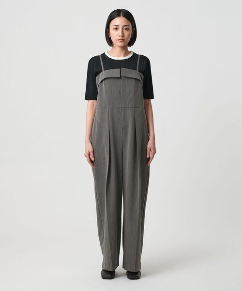 BEAUTY&YOUTH UNITED ARROWS(ビューティーアンドユースユナイテッドアローズ)の「ドレープツイルオールインワン ウォッシャブル(オールインワン・サロペット・レディース・BLACK(10)/MD.GRAY(22)/NAVY(49)・S/M)」の15枚目の写真