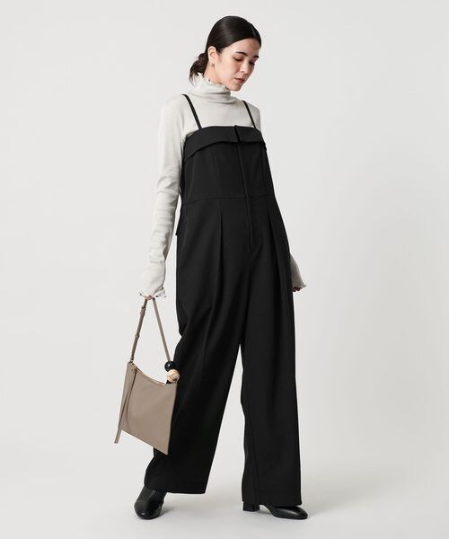 BEAUTY&YOUTH UNITED ARROWS(ビューティーアンドユースユナイテッドアローズ)の「ドレープツイルオールインワン ウォッシャブル(オールインワン・サロペット・レディース・BLACK(10)/MD.GRAY(22)/NAVY(49)・S/M)」の10枚目の写真
