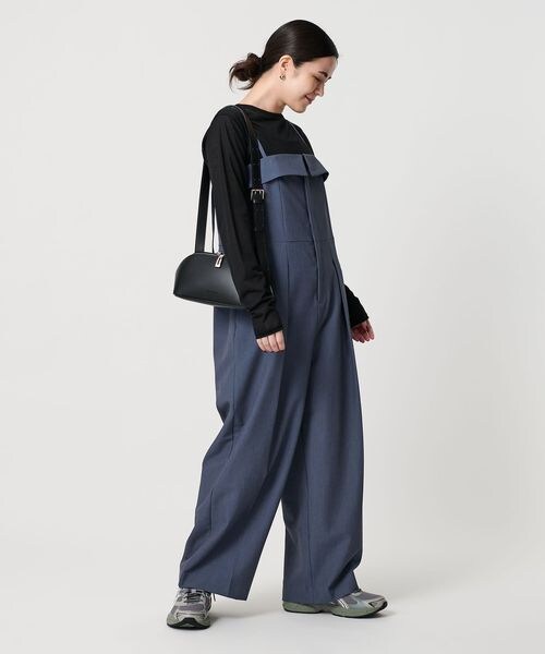 BEAUTY&YOUTH UNITED ARROWS(ビューティーアンドユースユナイテッドアローズ)の「ドレープツイルオールインワン ウォッシャブル(オールインワン・サロペット・レディース・BLACK(10)/MD.GRAY(22)/NAVY(49)・S/M)」の12枚目の写真