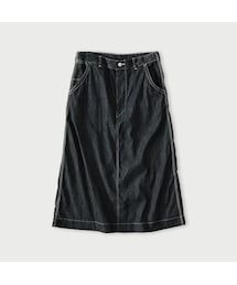 45R インディゴ抜染プリントのワンピース 45R（フォーティファイブアール）の「インディゴ秋の七草抜染プリント